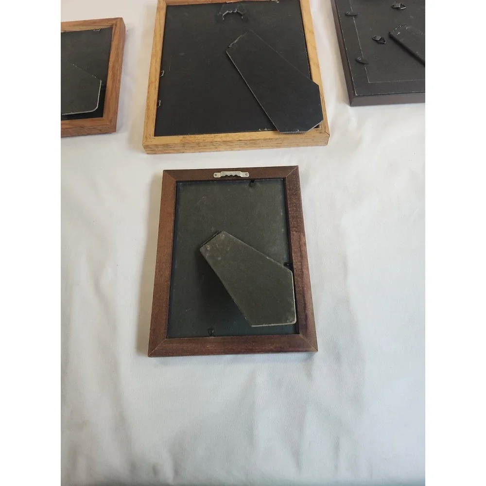 Lot Of 5 Picture Frames 1 8 X 10 4 5 X 7 All 5 Table Top